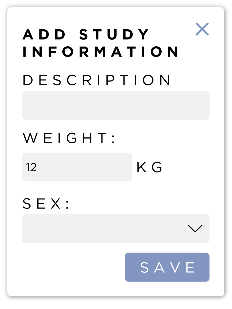 Add Study Form