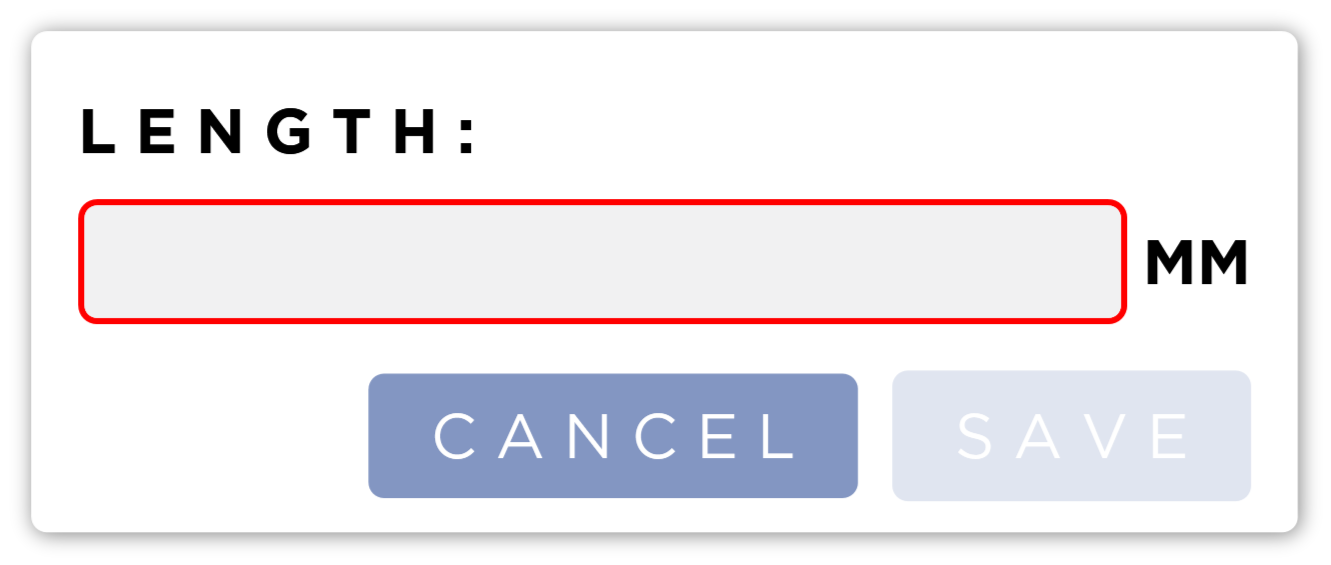Edit Calibration Form