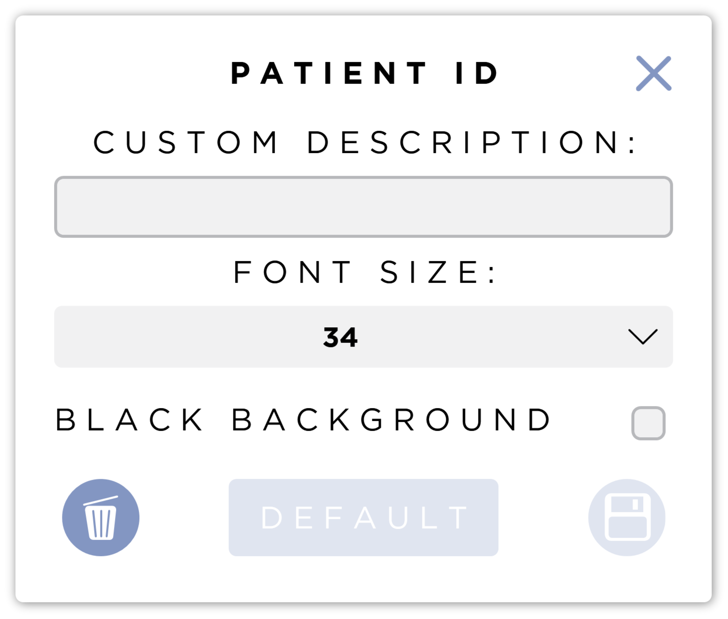 Overlay Item Edit