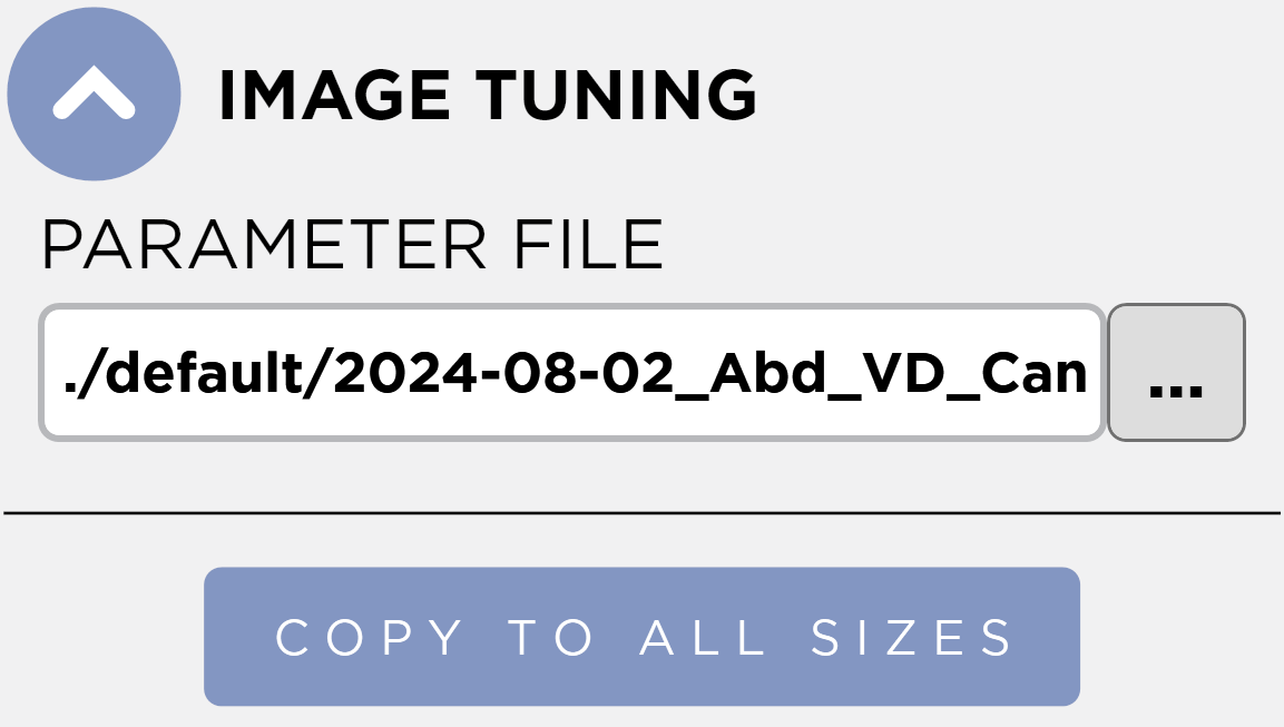 SoundVu HD Tuning Parameters