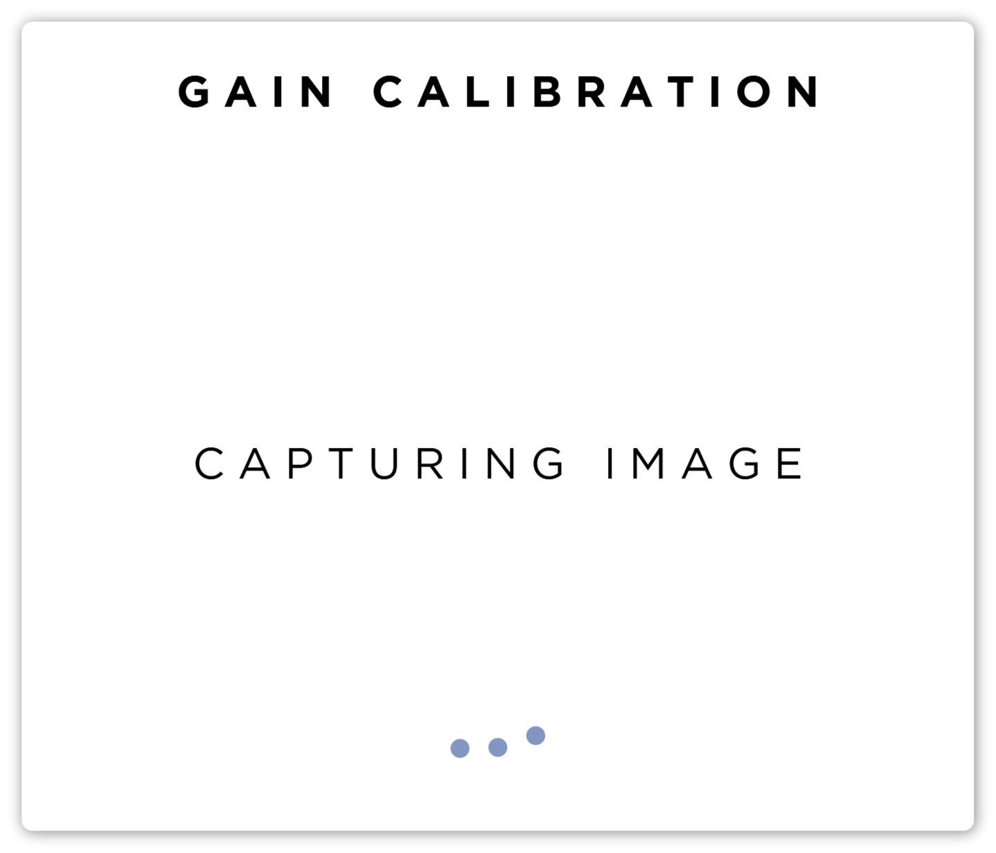 Calibration Capturing