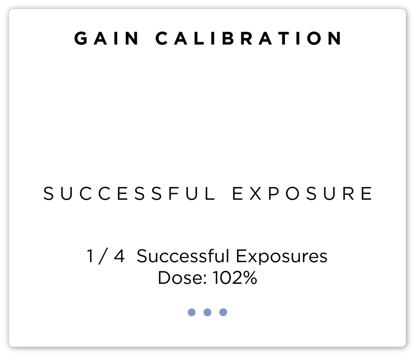 Calibration Success