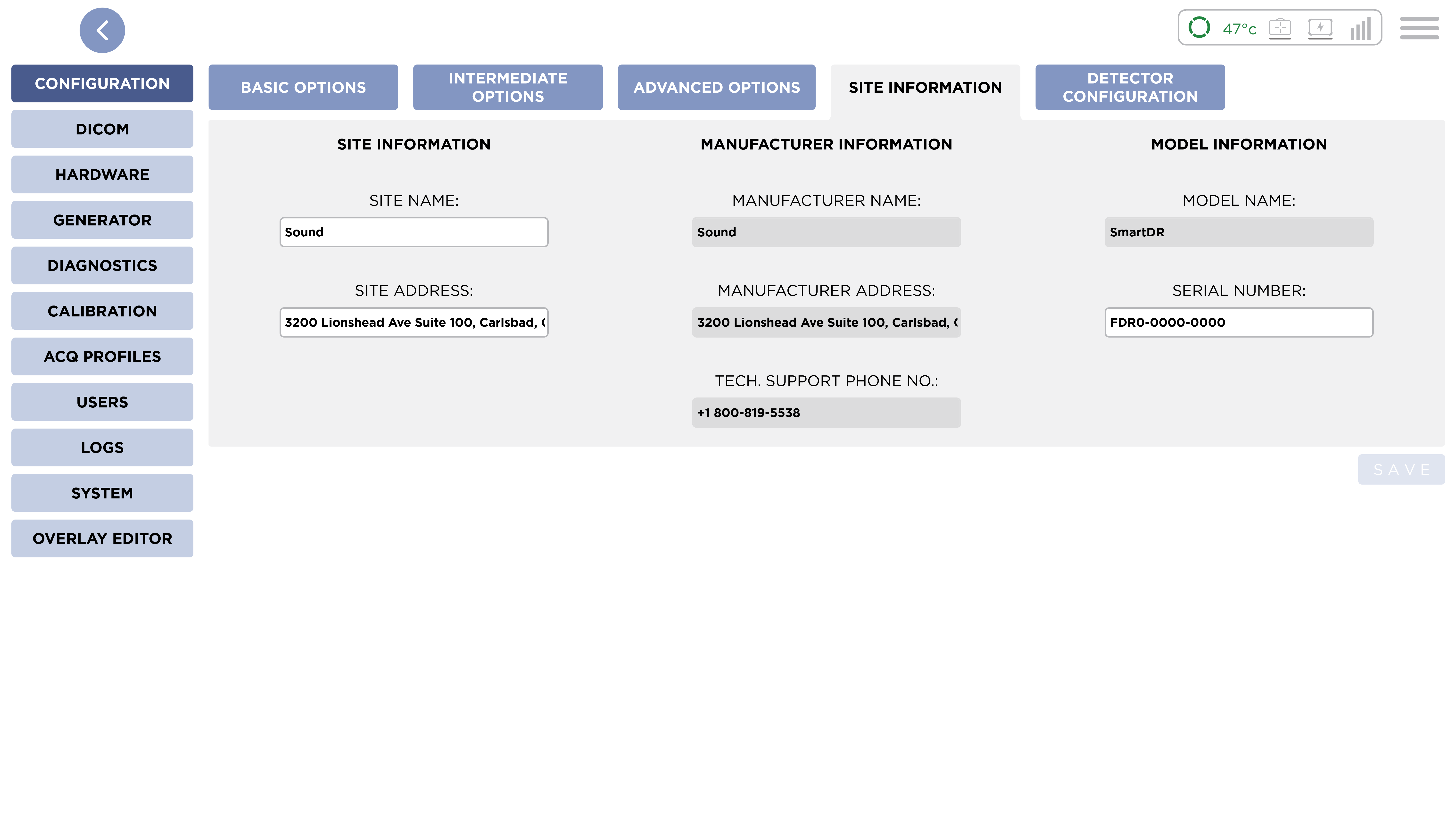 Site Information