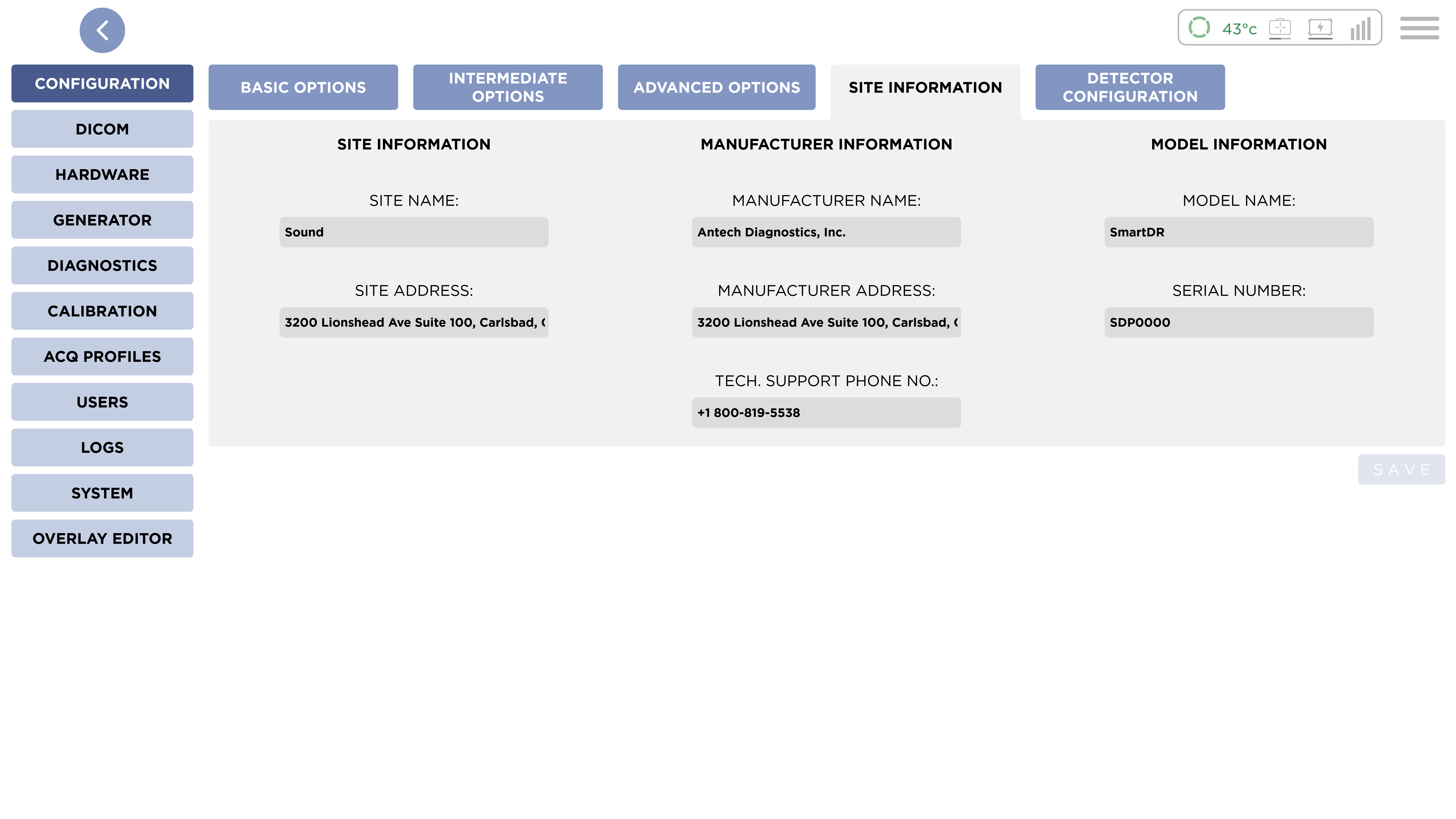 Site Information