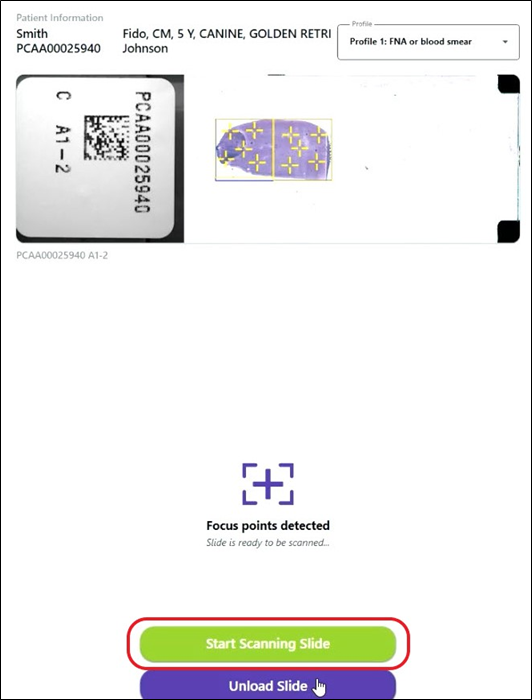 Start Scanning Slide