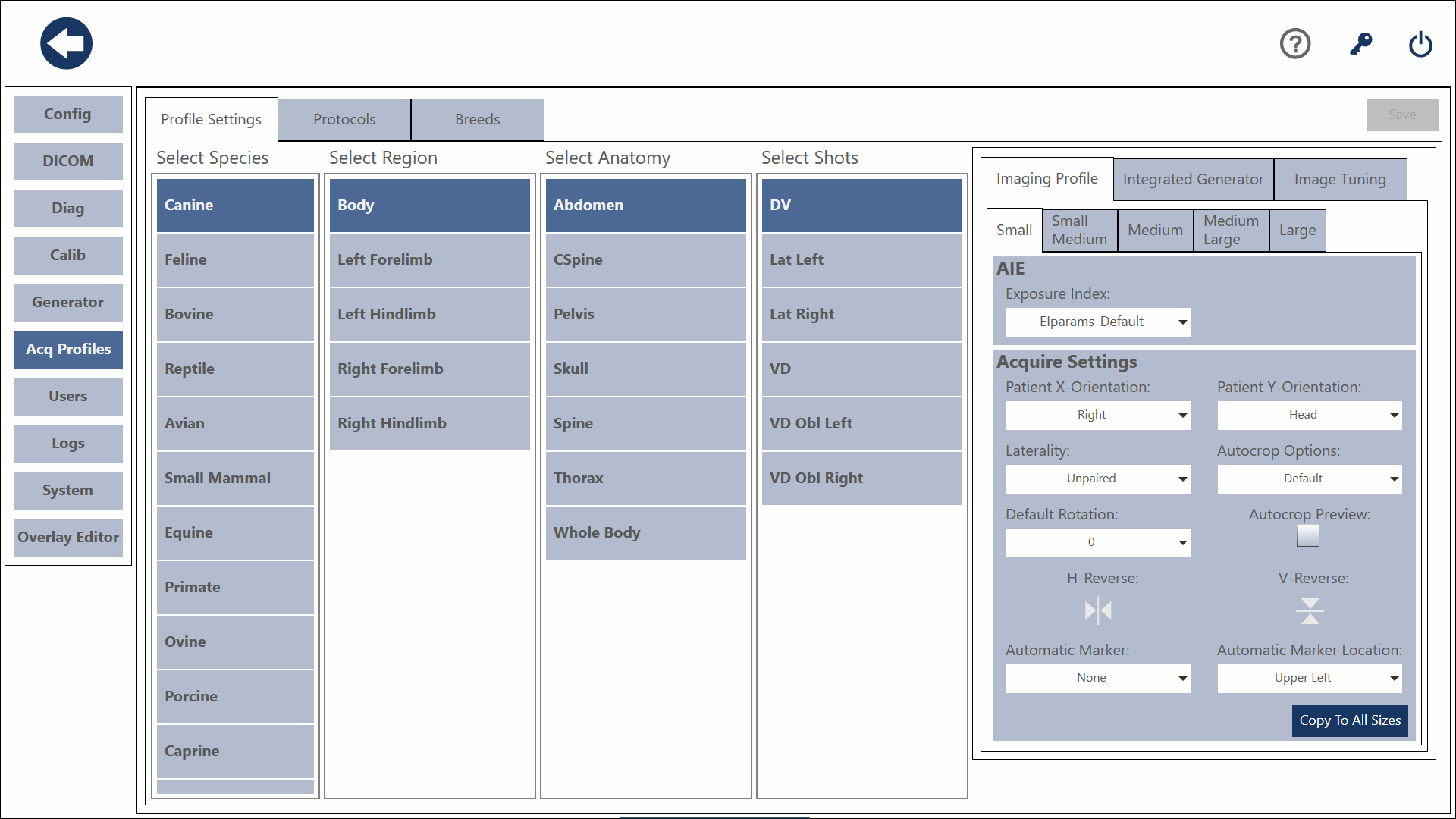 Profile Settings