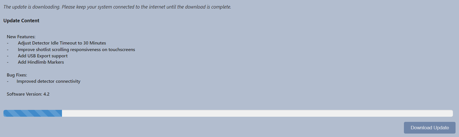 Downloading Update