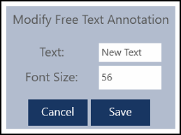 Free Text Entry