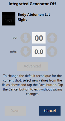 Expanded Generator Integration Dialog