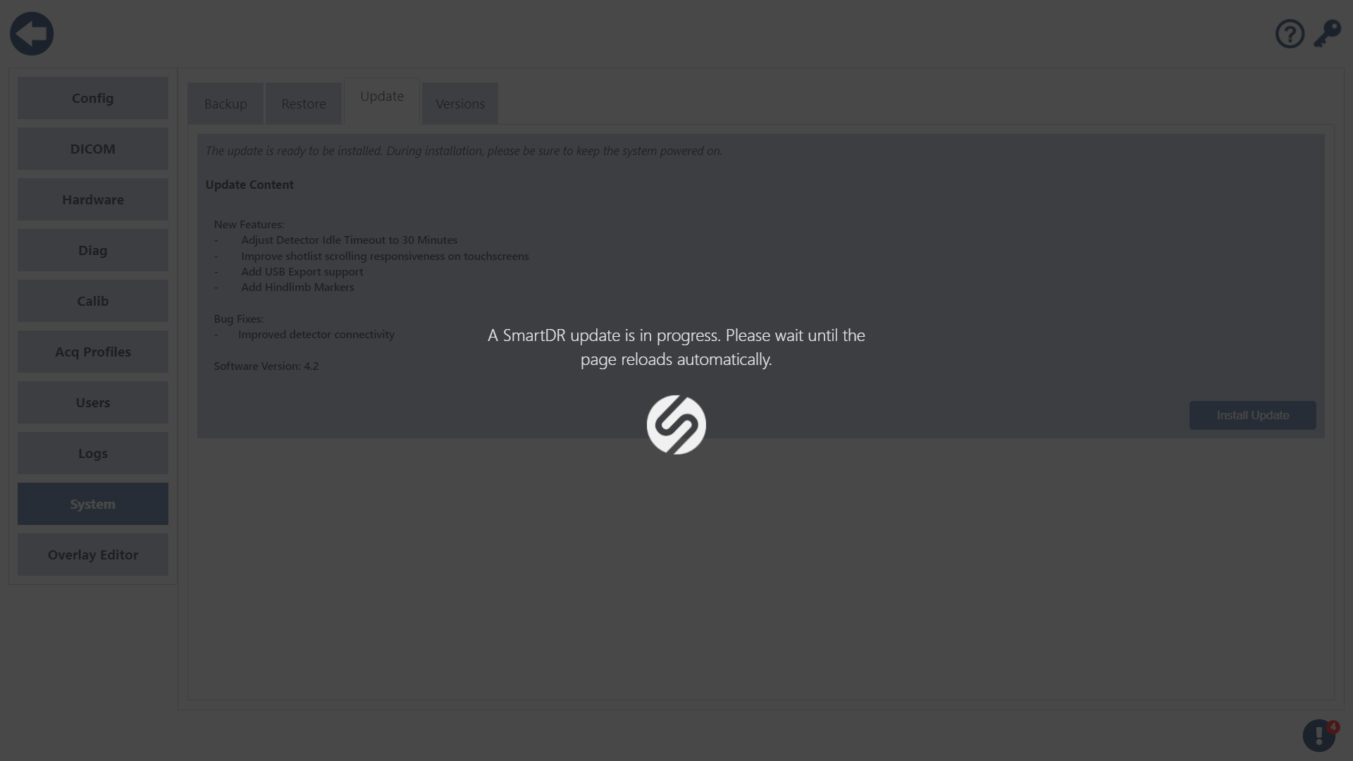 Installing Update