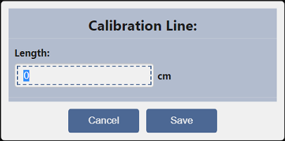 Line Calibration Dialog