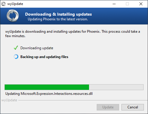 Update Window