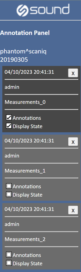 Annotation Panel