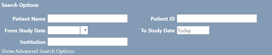 Basic Search Options