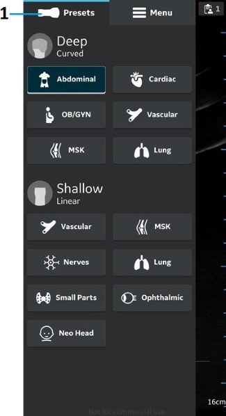 Preset Menu