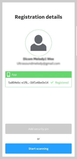 Add security PIN