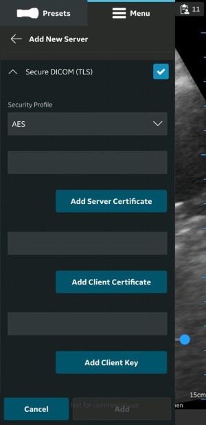 Select Secure DICOM