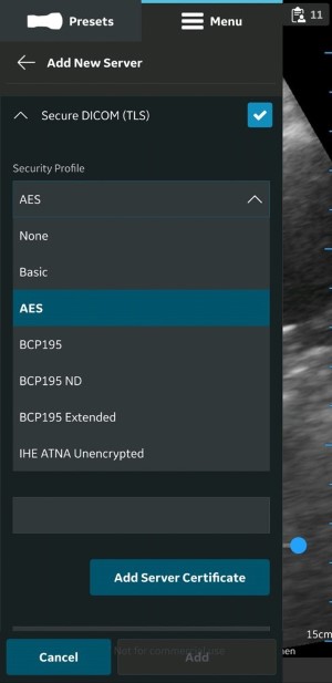 Select Security Profile