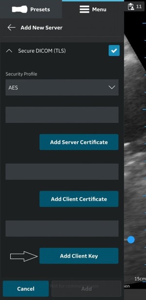 Upload Client Key