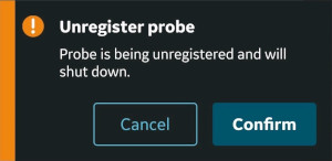 Unregister App Warning